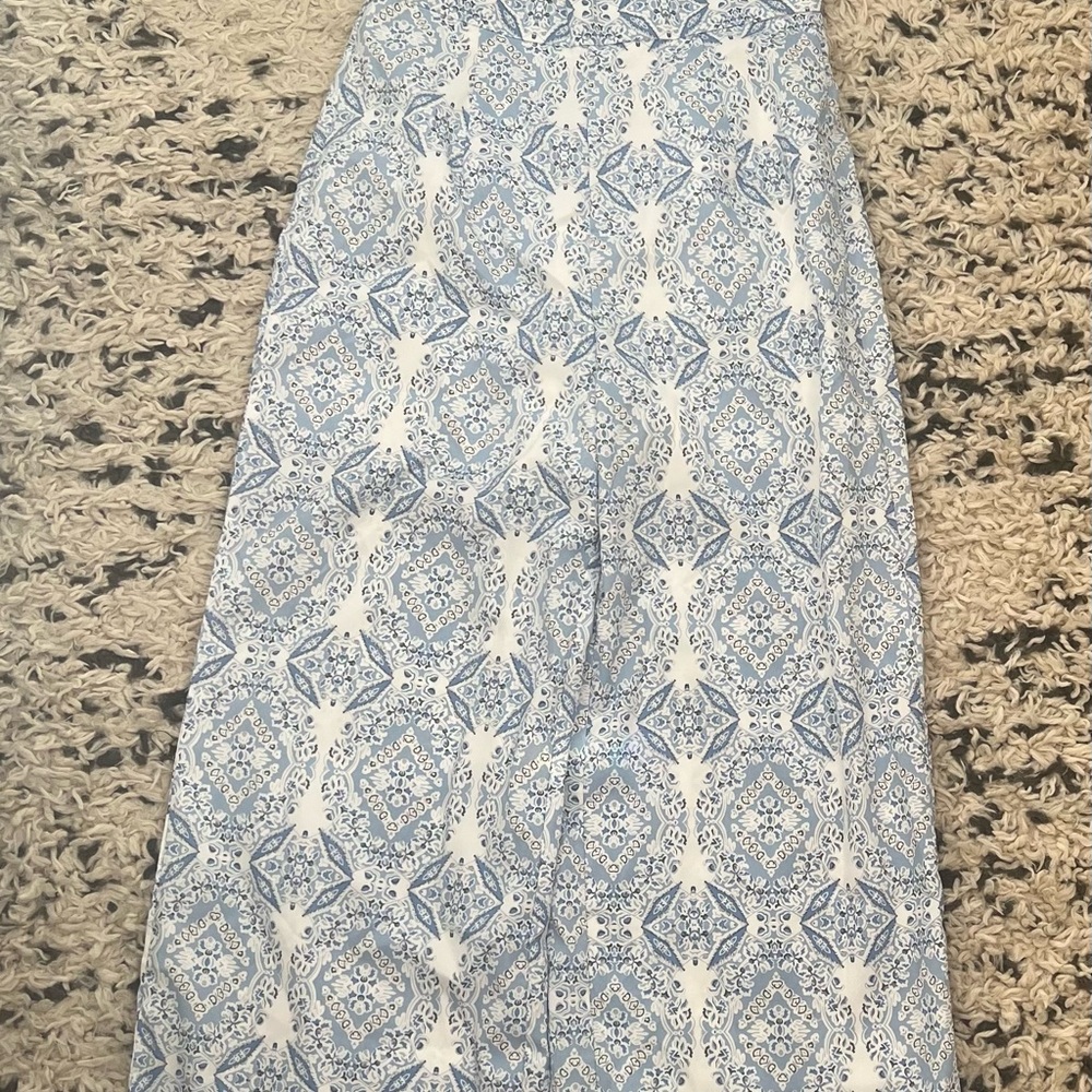 SHEIN Blue and White pant set